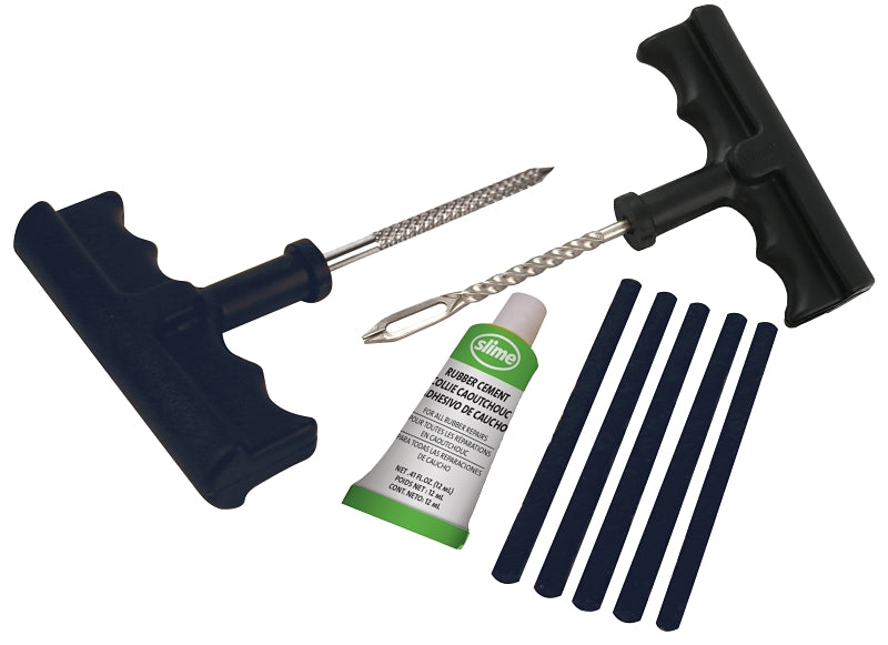 Slime 24011 Tire Repair Kit, Metal/Plastic, 8 -Piece