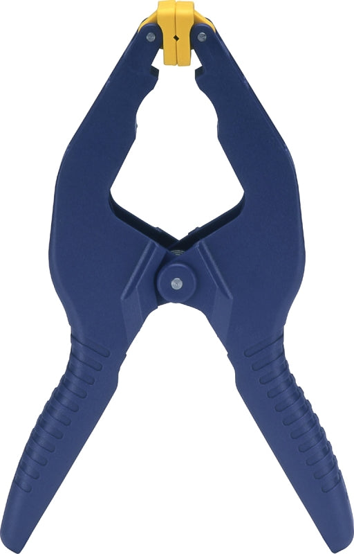 IRWIN 58300 Spring Clamp, 3 in Clamping, Resin, Blue/Yellow