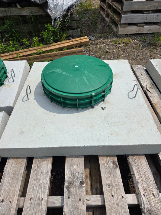 CONC TANK RISER W/16"LID 26X22