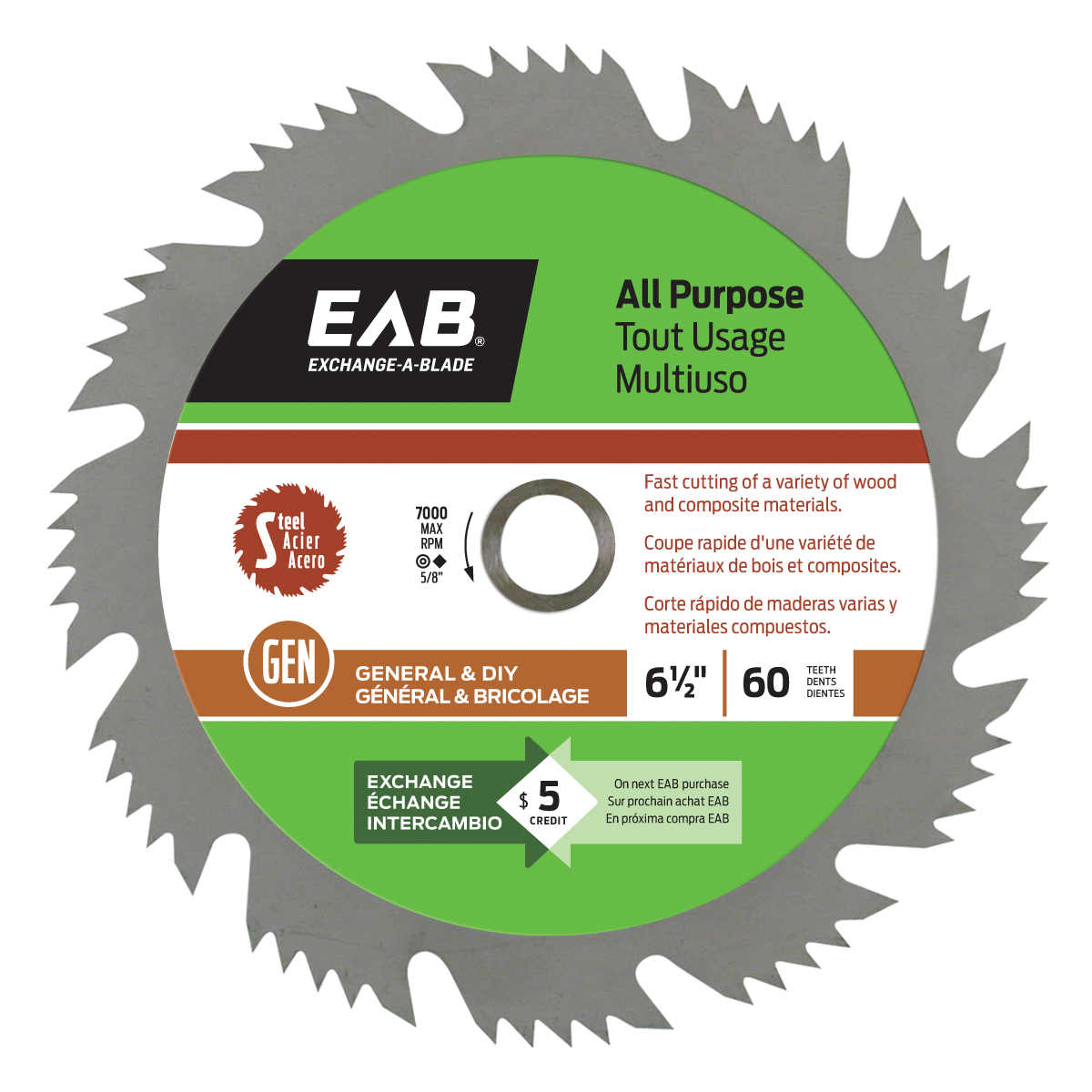 ALL PURPOSE STEEL BLADE