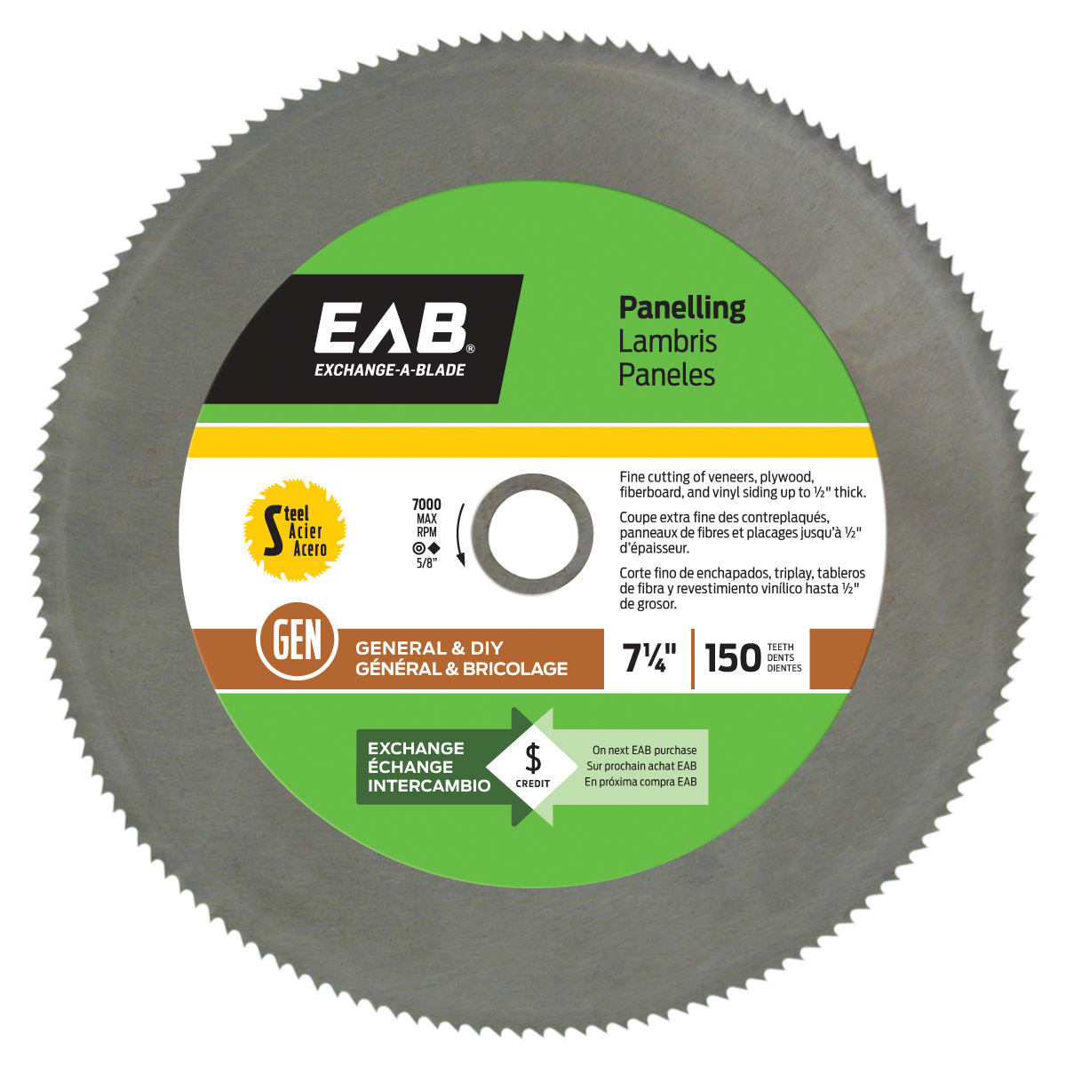 PANELLING STEEL BLADE