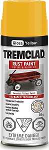 Rust-Oleum 27097B522 Rust Preventative Spray Paint, Gloss, Yellow, 340 g, Can