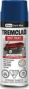 Rust-Oleum 27067B522 Rust Preventative Spray Paint, Gloss, Dark Blue, 340 g, Can