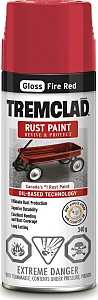 Rust-Oleum 27049B522 Rust Preventative Spray Paint, Gloss, Fire Red, 340 g, Can