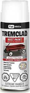Rust-Oleum 27061B522 Rust Preventative Spray Paint, Flat, White, 340 g, Can