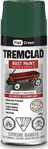 Rust-Oleum 27034B522 Rust Preventative Spray Paint, Flat, Green, 340 g, Can
