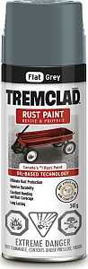 Rust-Oleum 27035B522 Rust Preventative Spray Paint, Flat, Gray, 340 g, Can