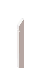 MDF BASEBOARD 1692-9 8' PC
