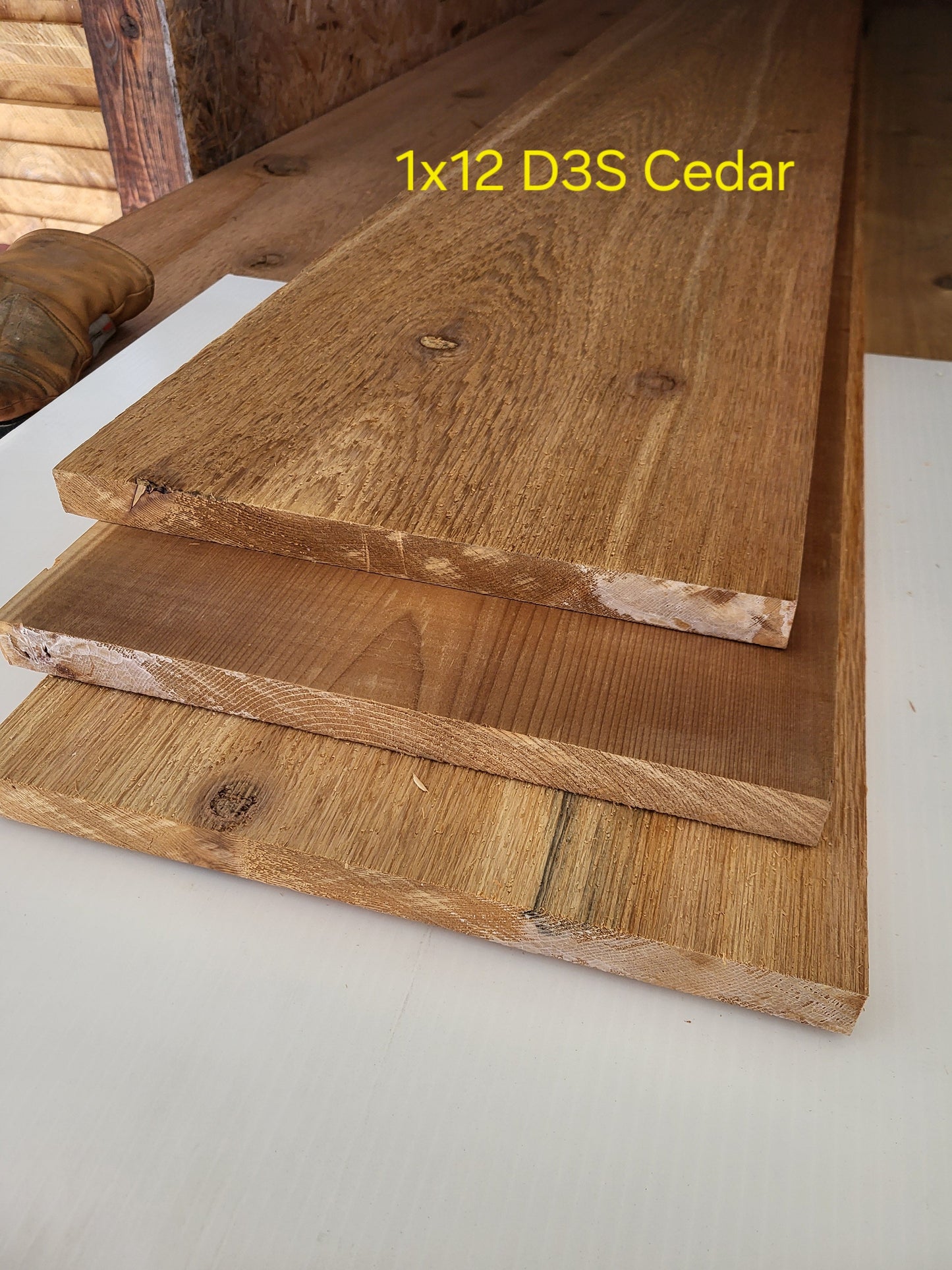 1X12X14 CEDAR D3S