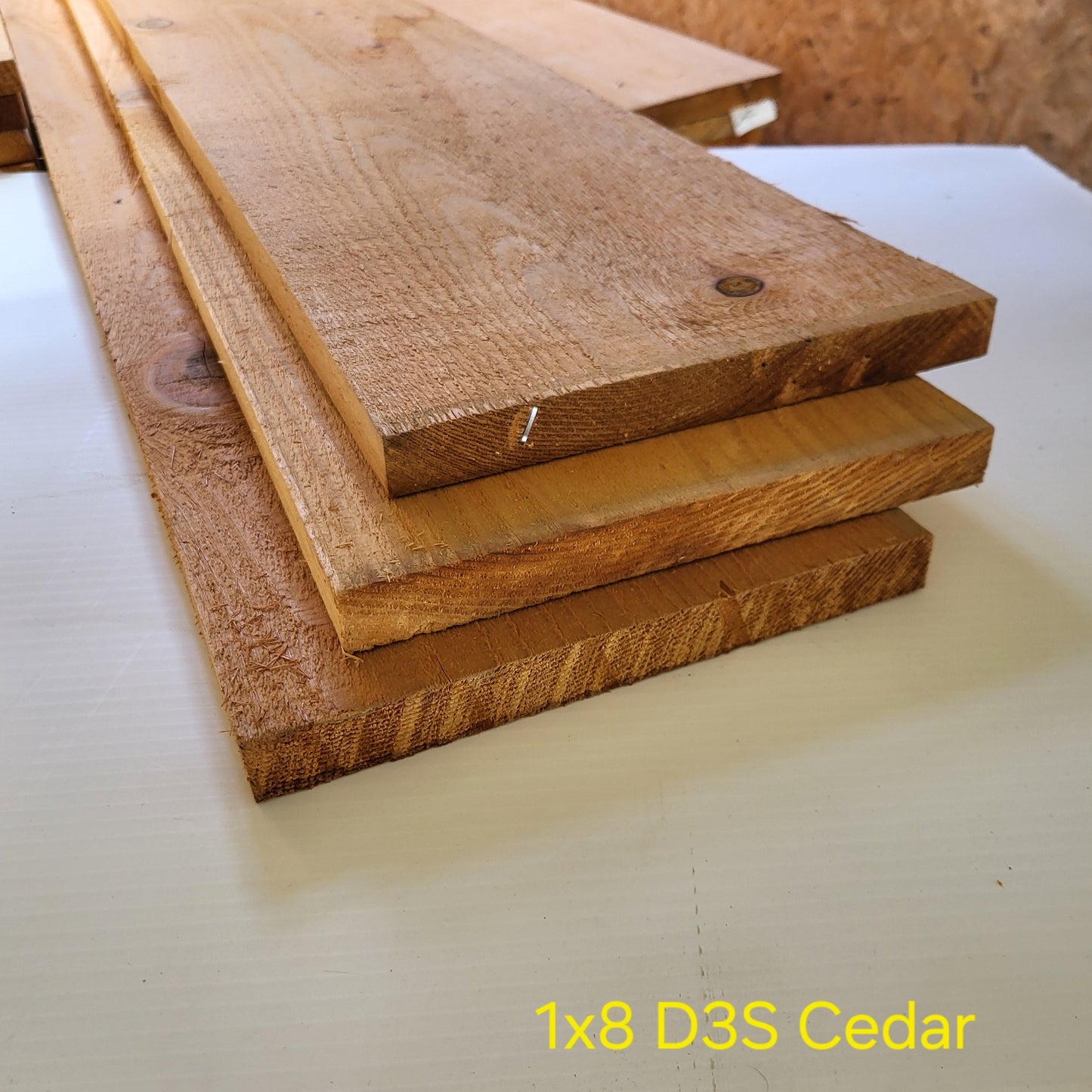 1X8X12 CEDAR D3S