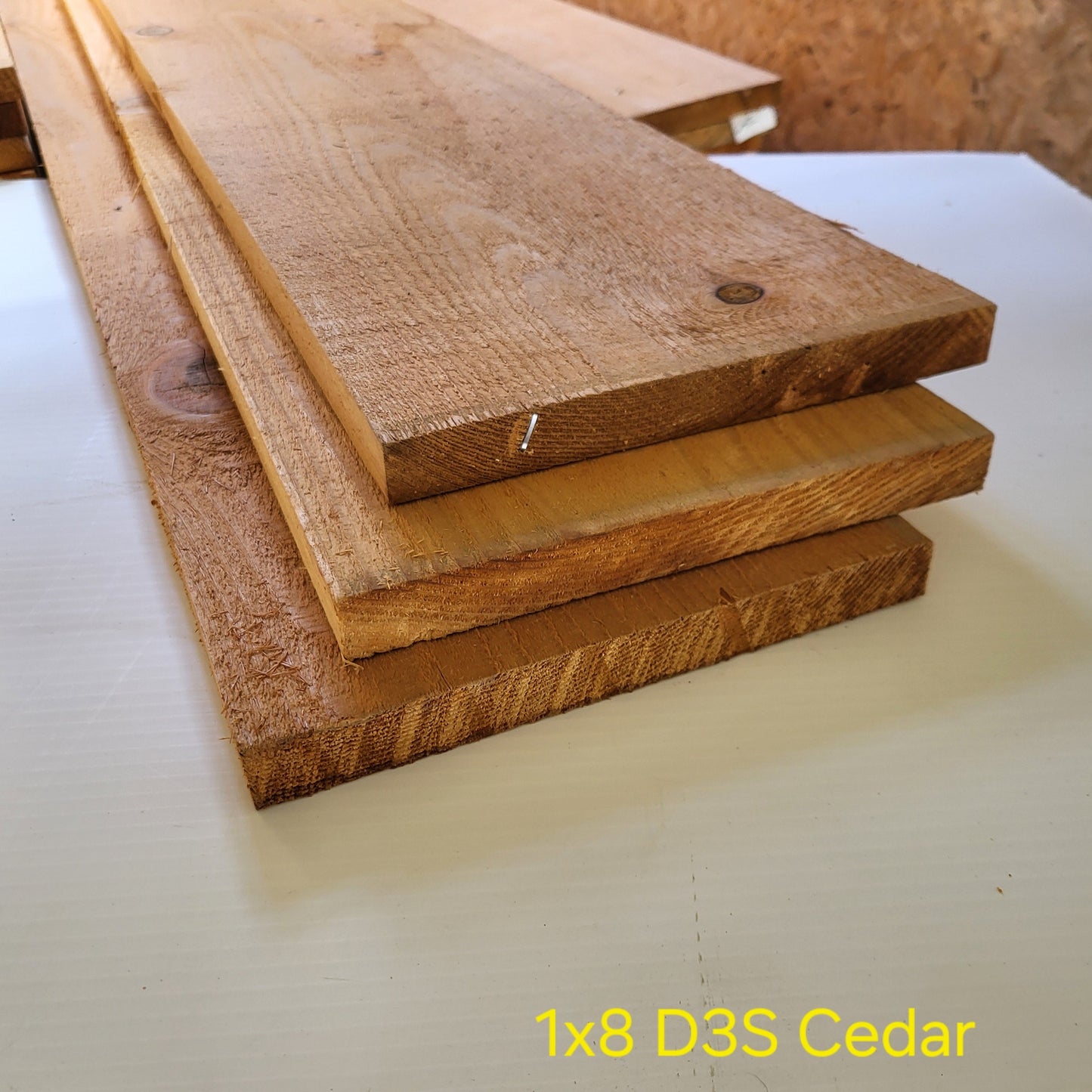 1X8X8 CEDAR D3S