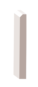 239-9 MDF BASEBOARD 8'