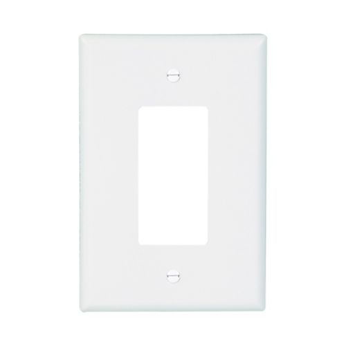 Eaton Cooper Wiring 2751W-BOX Decorative Wallplate, 1-Gang, White