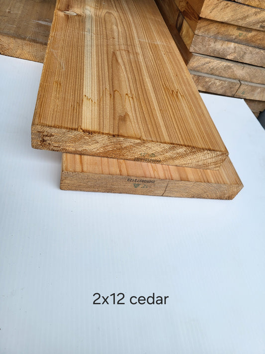 2X12X12 CEDAR