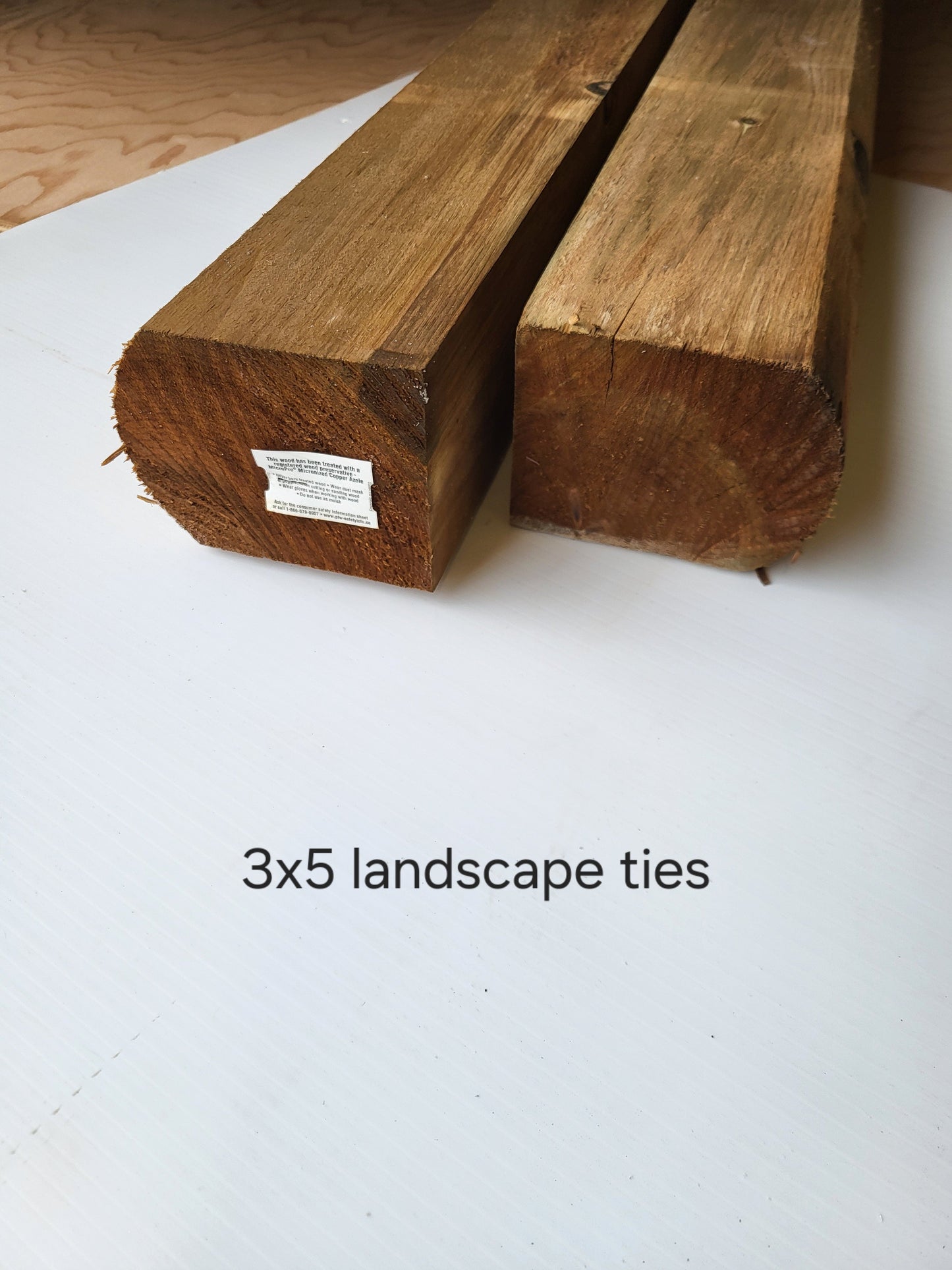 3X5X8 BROWN PT LANDSCAPE TIES