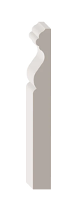 MDF BASEBOARD 5955-9 8' PC