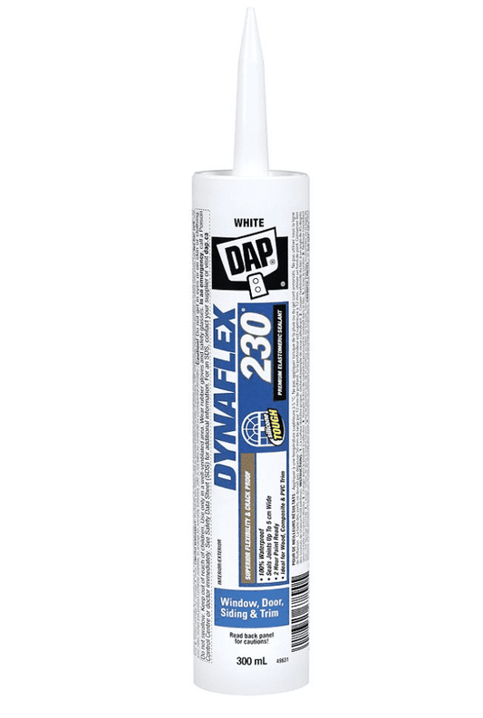 DAP DYNAFLEX 230 74084 Sealant, White, 40 to 100 deg F, 300 mL Cartridge