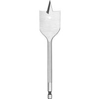 DeWALT DW1591 Spade Drill Bit, 1/2 in Dia, 16 in OAL, 1/4 in Dia Shank, Hex Shank