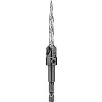 DeWALT DW2570 Drill Bit, 7/32 in Dia, 1-3/8 in OAL, Countersink, Spiral Flute, 4-Flute, 1/4 in Dia Shank