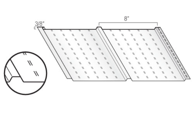 ALUM VENT SOFFIT COM BR