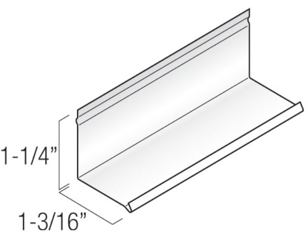 1010 SP.ORD ALUM L-TRIM 1" COL