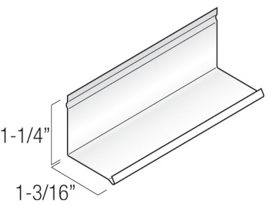 1010 SP.ORD ALUM L-TRIM 1" COL