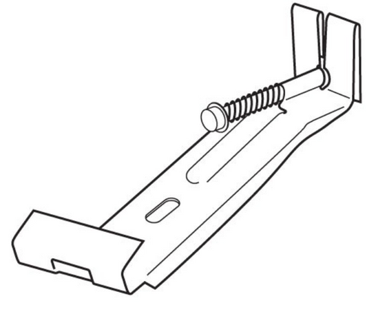 ALUM 5" SCREW ON HANGER