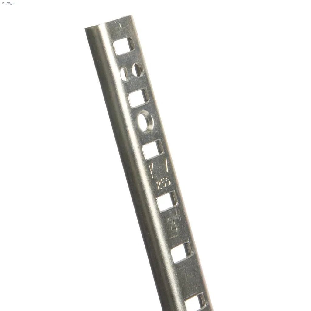Knape & Vogt 255 PK255 ZC 48 Shelf Standard, 500 lb, 23 ga Thick Material, 5/8 in W, 48 in H, Steel, Zinc