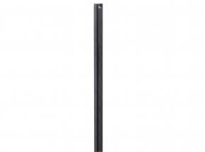 Knape & Vogt 80 80 BLK 48 Shelf Standard, 320 lb, 16 ga Thick Material, 5/8 in W, 48 in H, Steel