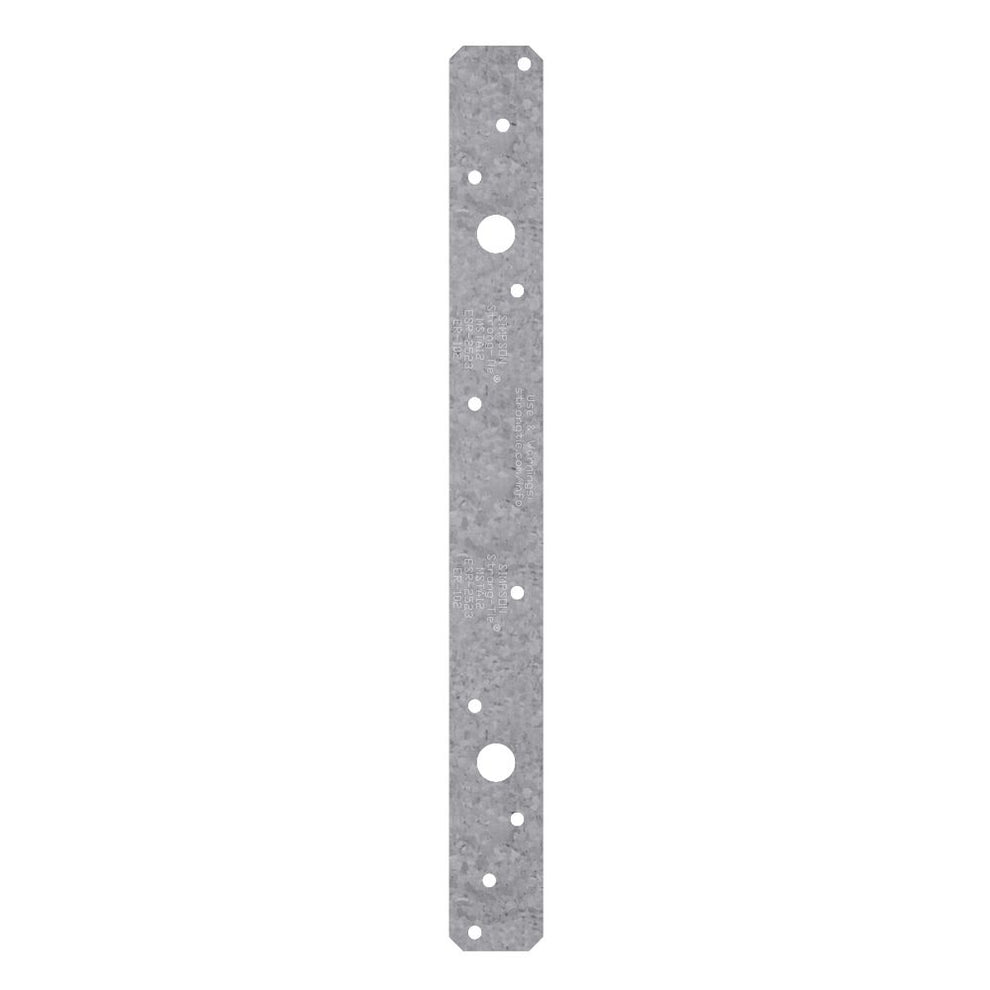 Simpson Strong-Tie MSTA18 Strap Tie, Steel, Galvanized – Haliburton Lumber