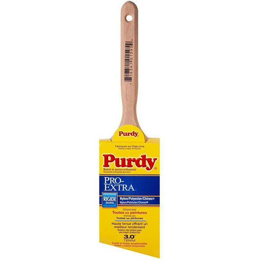 Purdy Pro-Extra Glide 144152730 Trim Brush, Nylon/Polyester Bristle, Fluted Handle