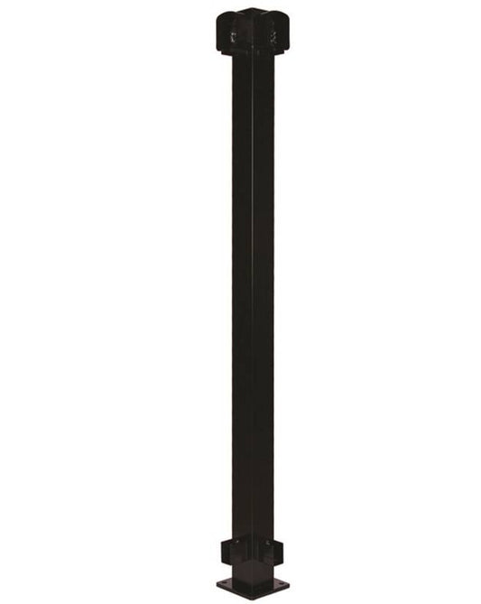 Regal RP45-BL Angle Post, 42 in L Nominal, Black