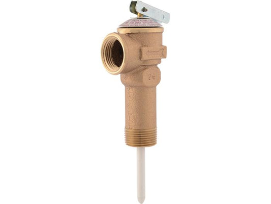 Reliance Worldwide NCLX Series 19783-0150 Temperature and Pressure Relief Valve, 3/4 in, MNPT x FNPT, Lever Actuator