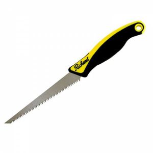 Richard 18828 Jab Saw, 6 in L Blade, Steel Blade, Ergonomic Handle, Rubber Handle