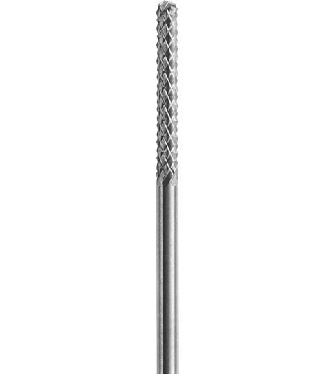 Rotozip TC1 Tilecut Bit, 1/8 in Dia, 2-1/2 in L, 1 in L Flute, 1/8 in Dia Shank, Carbide