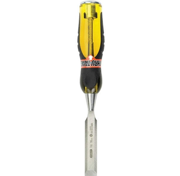 Stanley 16-976 Chisel, 5/8 in Tip, 9 in OAL, Chrome Carbon Alloy Steel Blade, Ergonomic Handle
