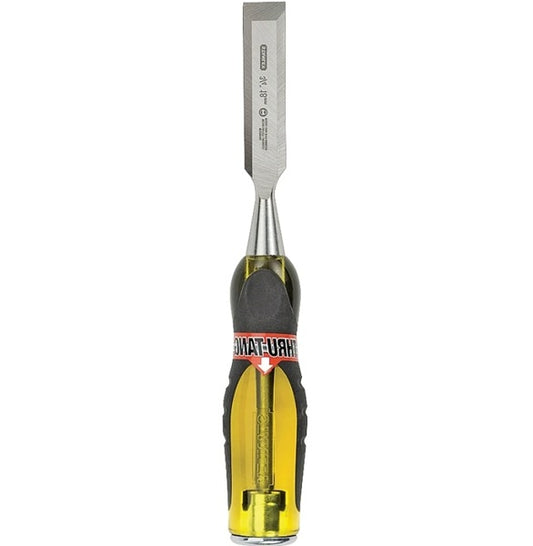 Stanley 16-977 Chisel, 3/4 in Tip, 9 in OAL, Carbon Steel Blade, Ergonomic Handle