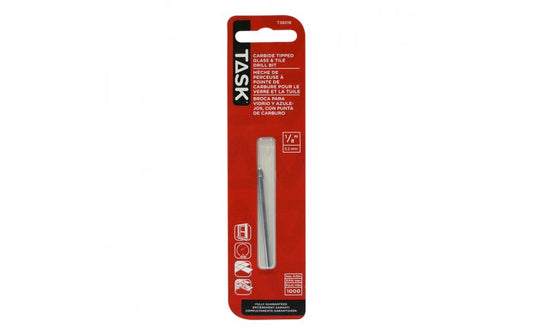 Task T38018 Drill Bit, 1/8 in Dia, Glass and Tile