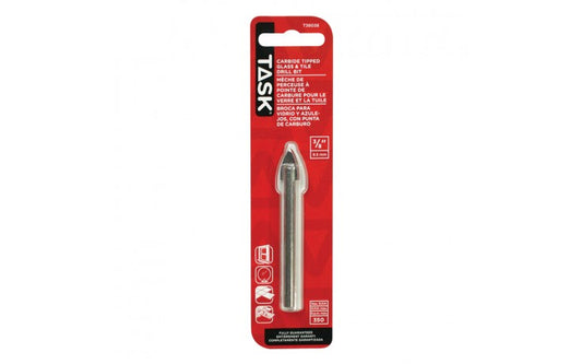 Task T38038 Drill Bit, 3/8 in Dia, 3-3/4 in OAL