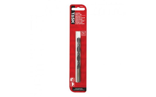 Task T56516 Dowel Drill Bit, 5/16 in Dia, Wide Flute