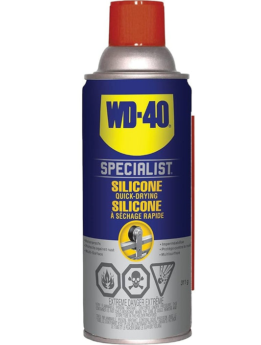 WD-40 1179 Silicone Lubricant, 311 g, Aerosol Can, Liquid