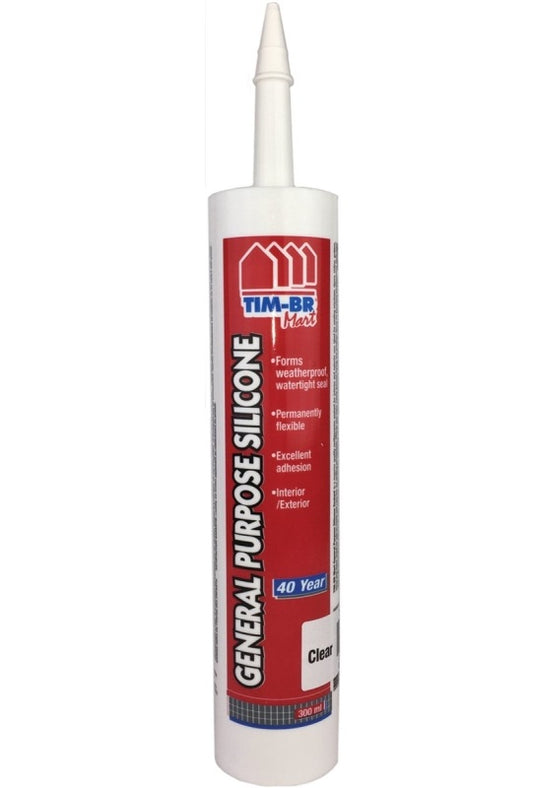 Flame Control WZ06001 Silicone Sealant, Clear, 300 mL