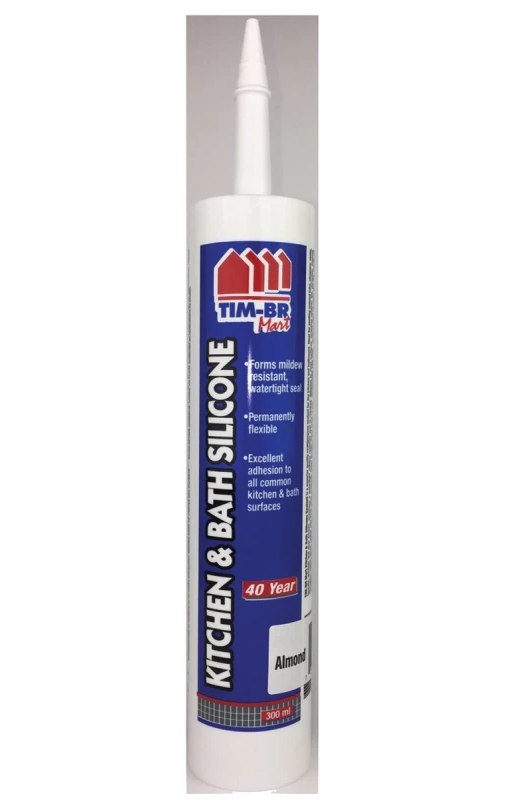 Flame Control WZ06304 Silicone Sealant, Almond, 300 mL