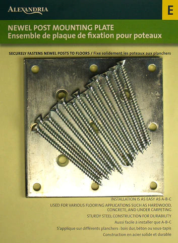 NEWEL POST MOUNTING PLATE SP014