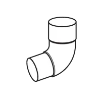 RND 75 DEGREE ELBOW BROWN P120