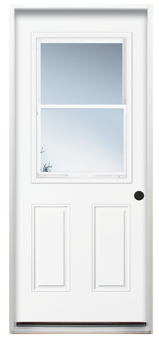 Vented Steel Door w/ Brick Mould