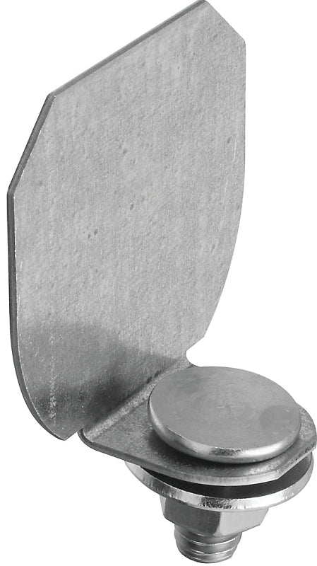 National Hardware N193-839 Round Rail End Cap, Steel, Galvanized