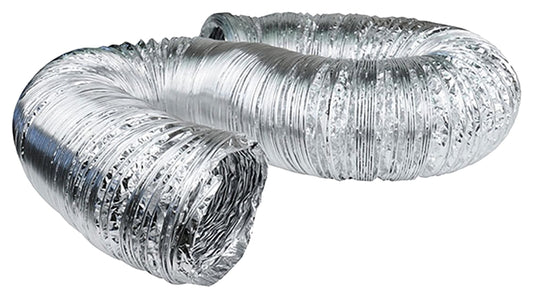 Dundas Jafine AF625ULPZW Flexible Duct, 6 in, 25 ft L, Aluminum