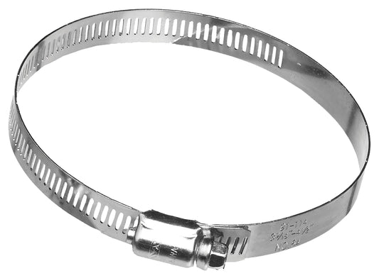 Dundas Jafine MC6ZW Worm Gear Clamp, Clamping Range: 6 in, Galvanized Steel