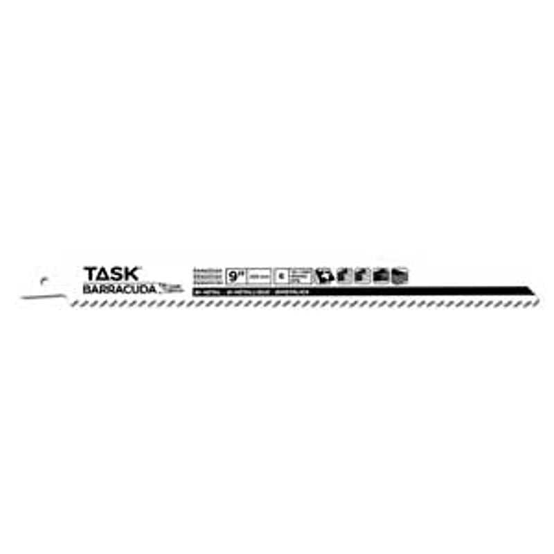 Task T23201C Reciprocating Saw Blade, 7/8 in W, 9 in L, 5/8 TPI